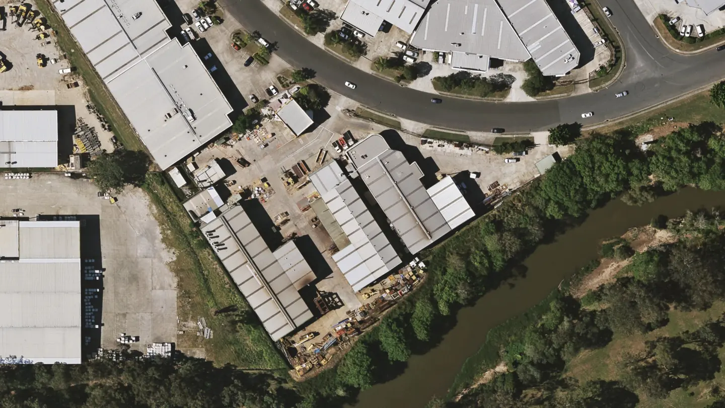 Aerial view of 53 Success Street, 2013