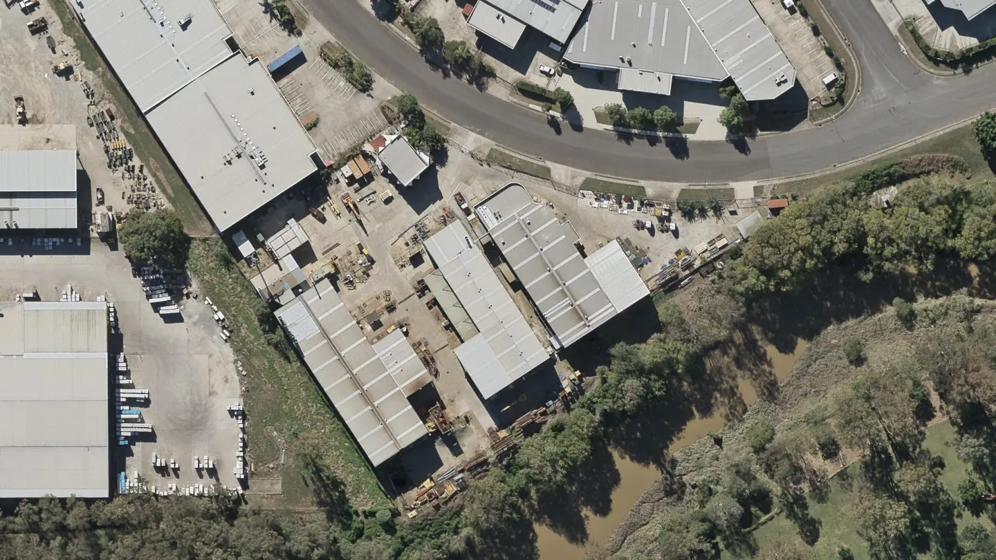 Aerial view of 53 Success Street, 2016