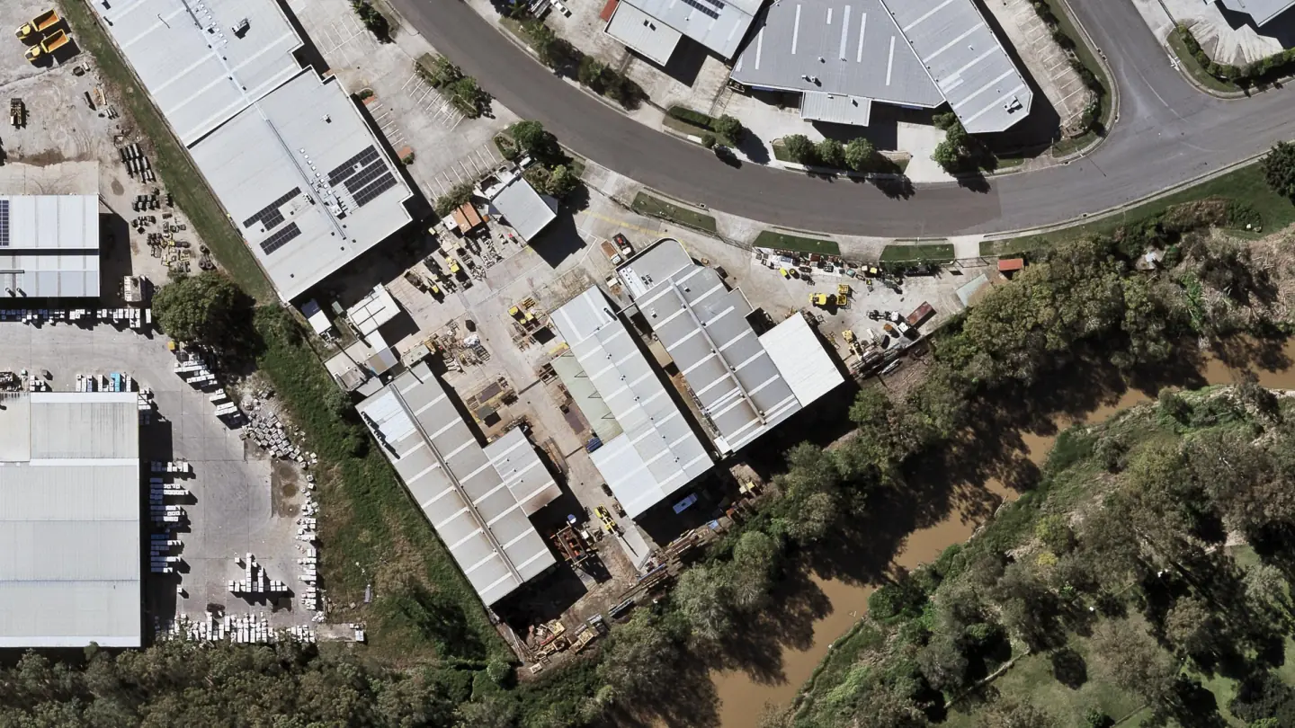 Aerial view of 53 Success Street, 2017