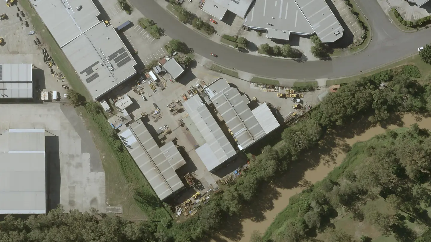 Aerial view of 53 Success Street, 2018