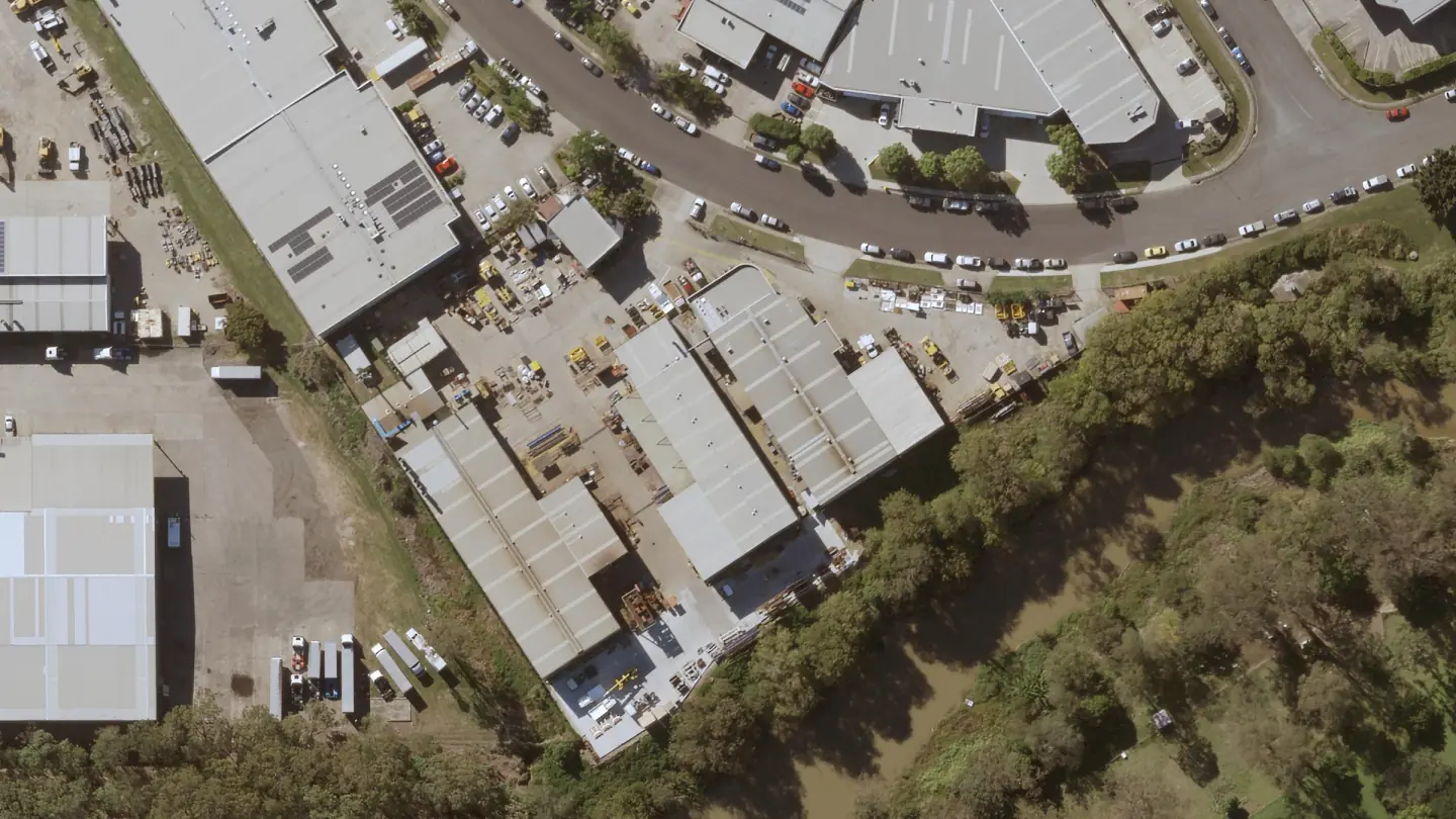 Aerial view of 53 Success Street, 2019