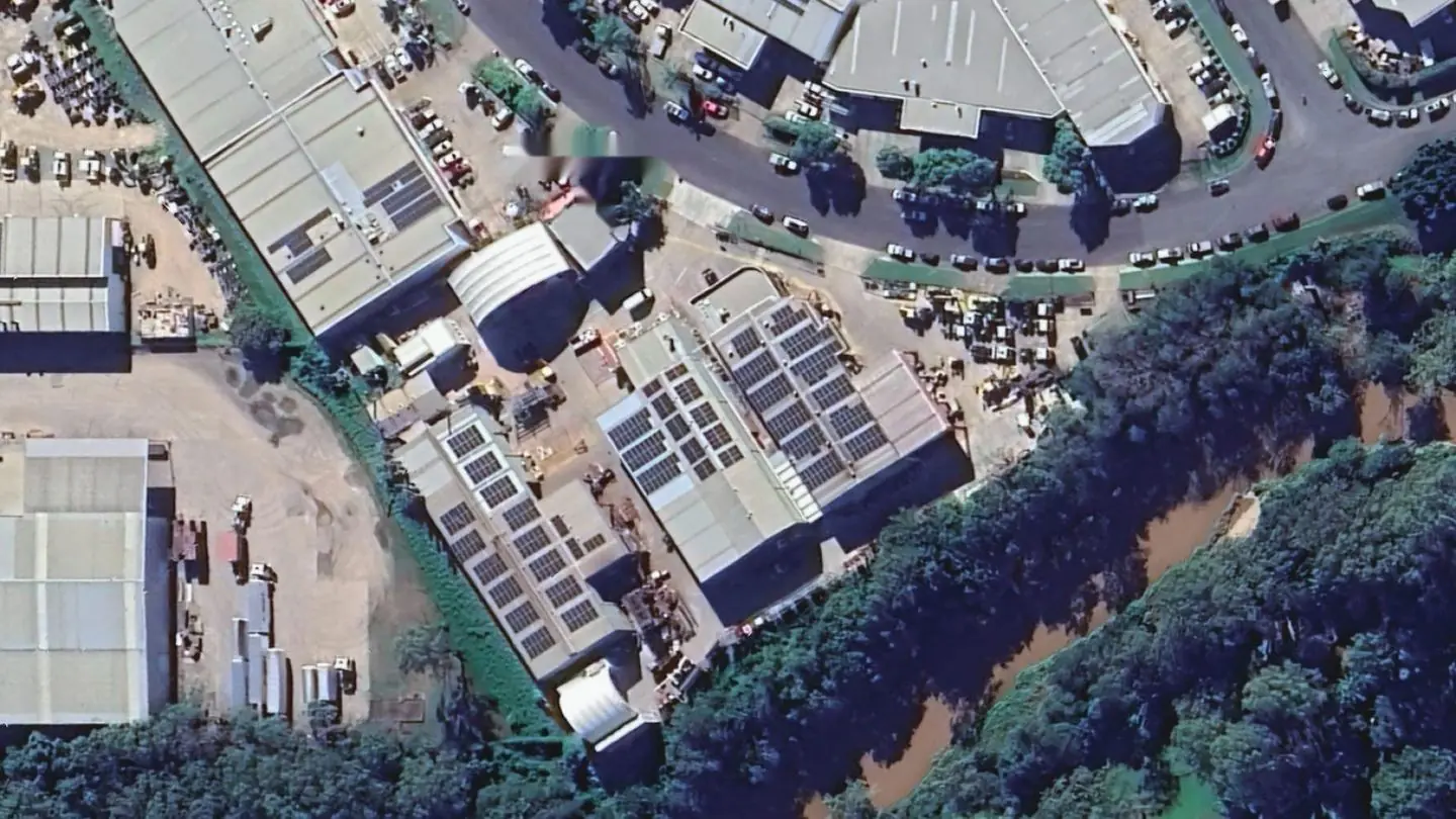 Aerial view of 53 Success Street, 2024