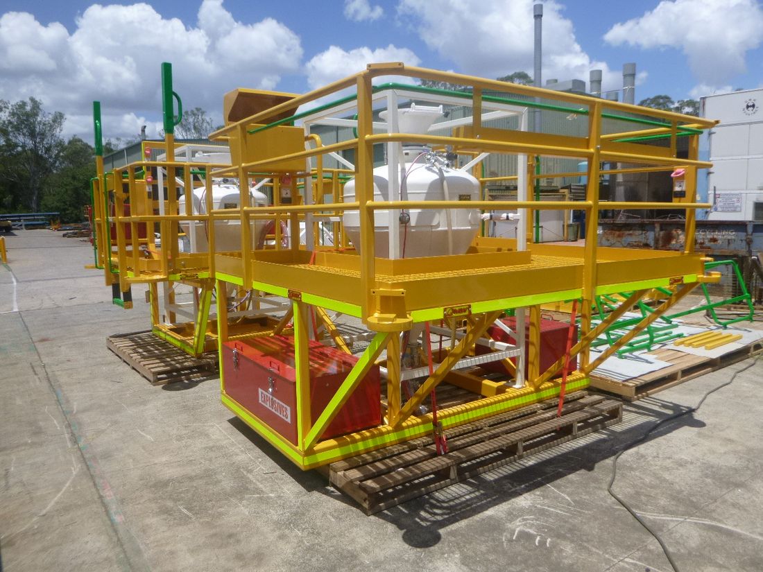 Underground ANFO platform