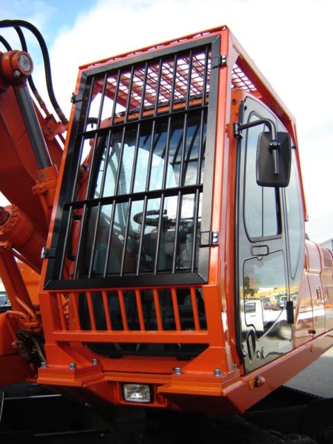 QMW four-post excavator ROPS