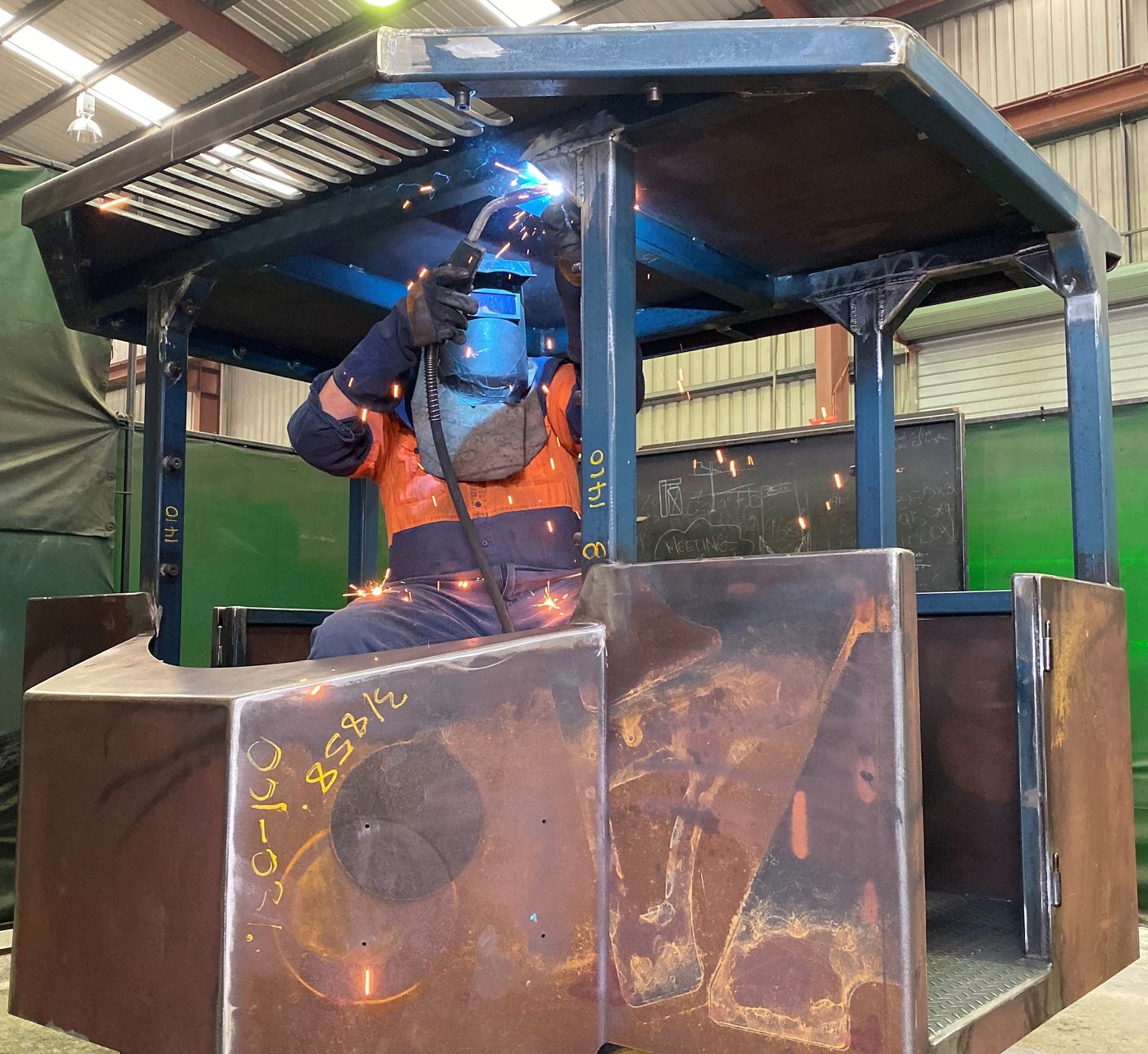 Welding heavy fabrication at QMW