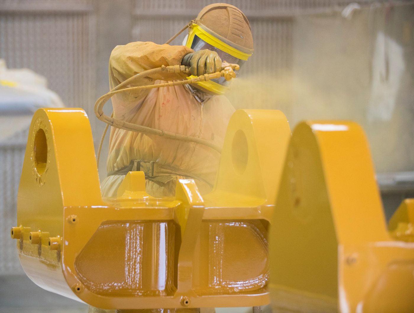 Component in the QMW paint booth