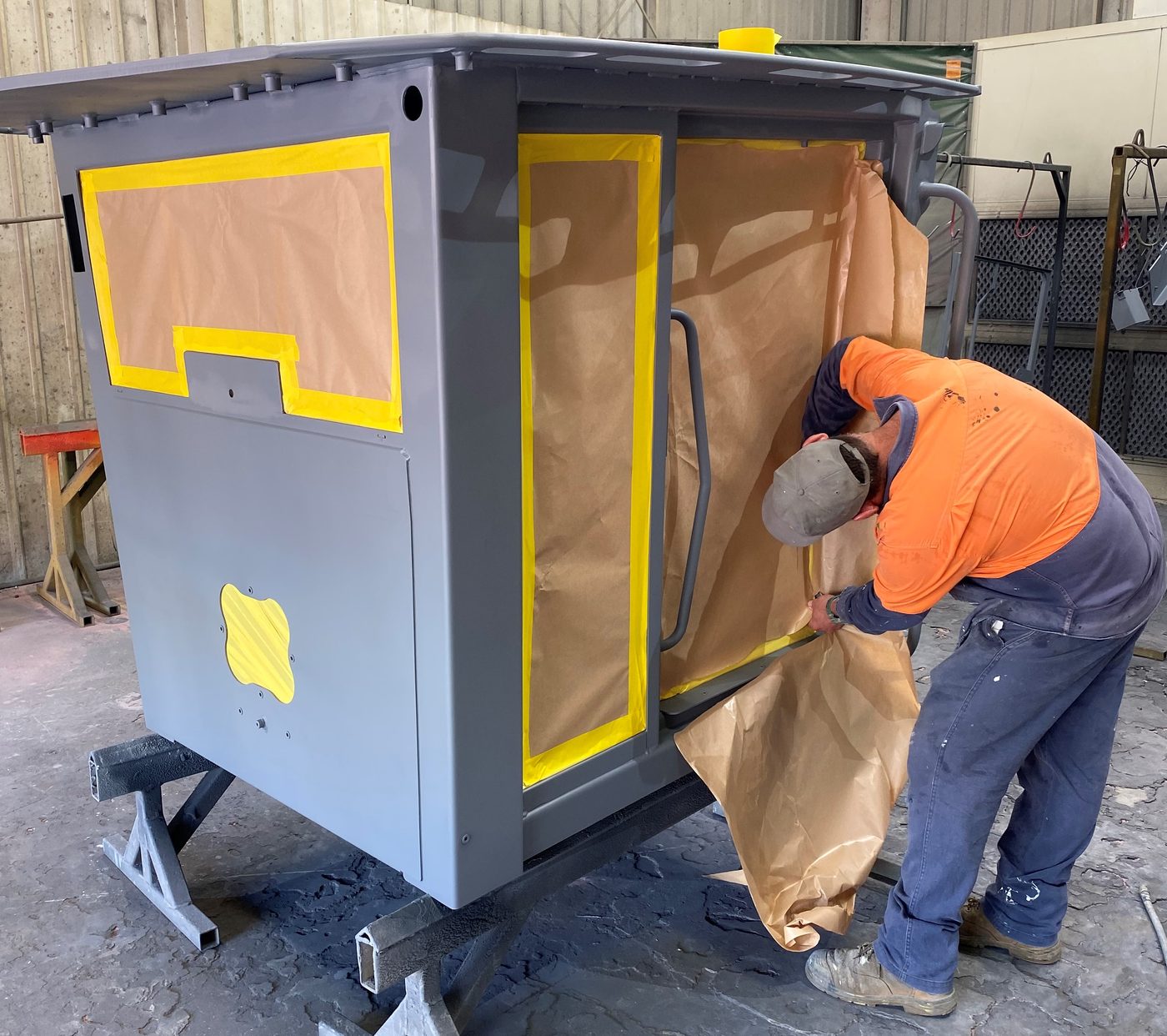 Paint preparation work at QMW