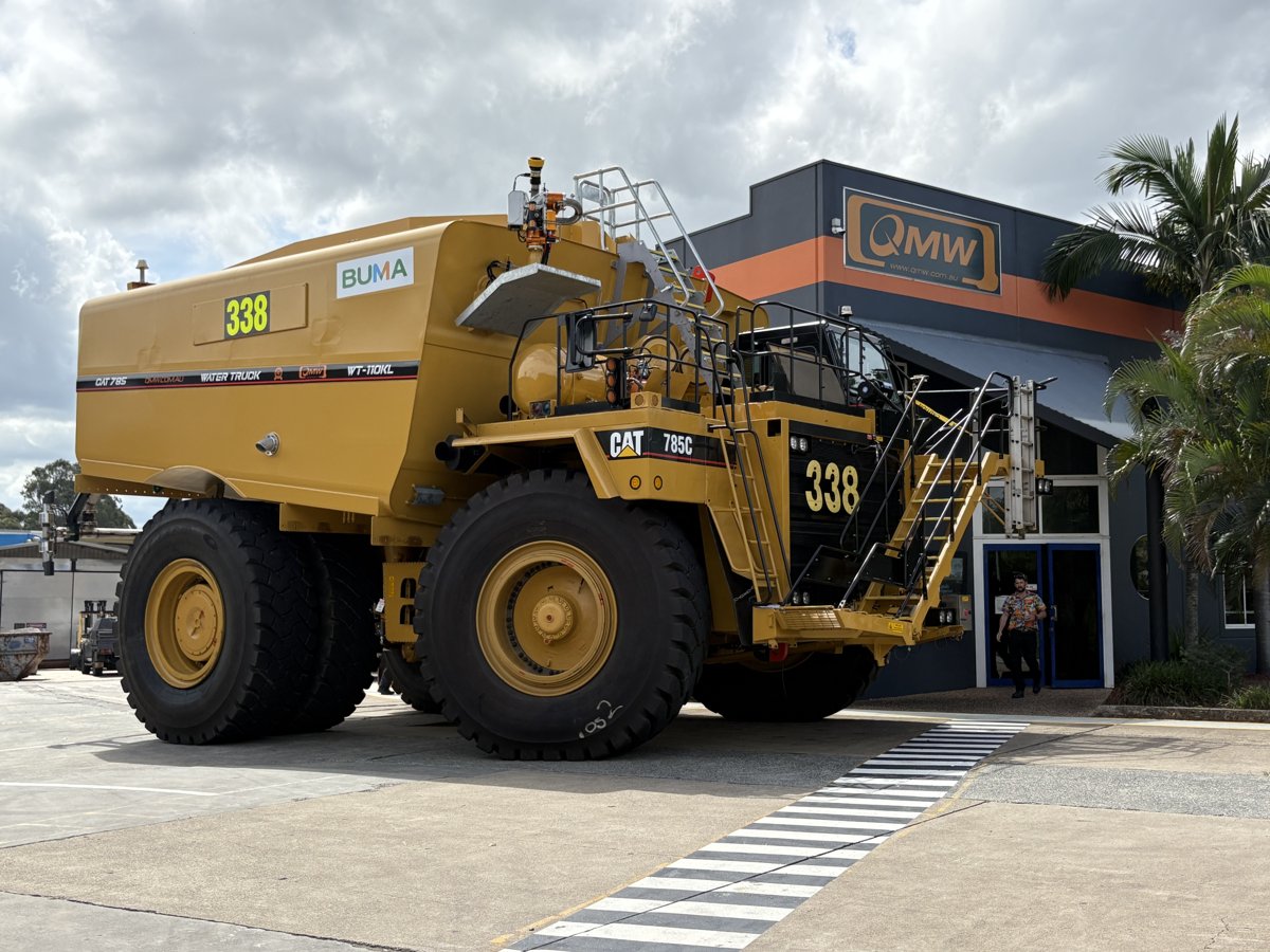 QMW water tanker at the Acacia Ridge fabrication facility